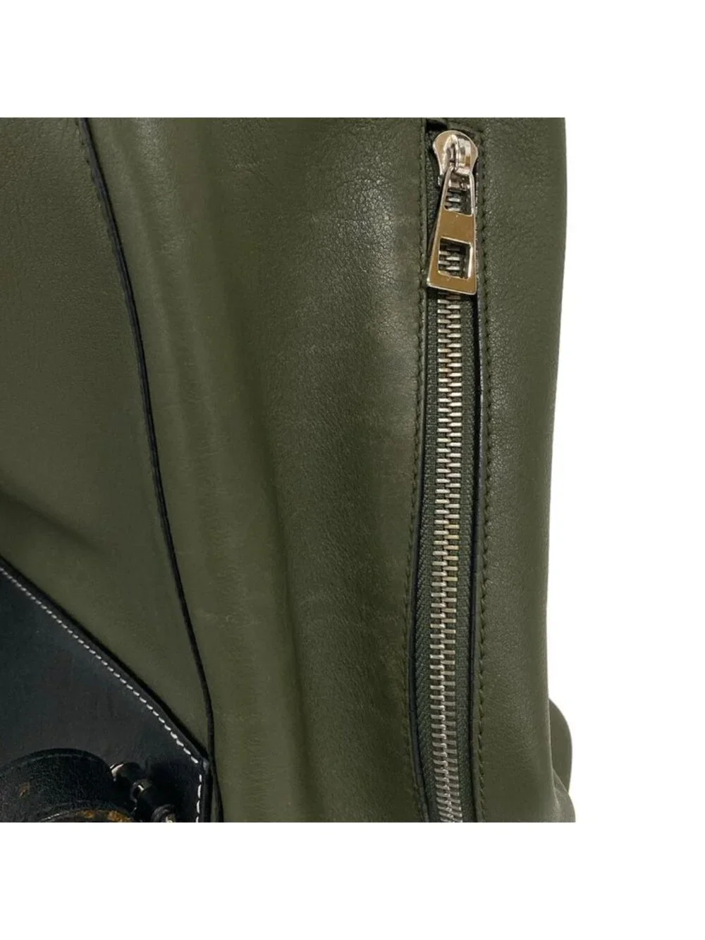 Loewe Backpack Goya Khaki Light Brown Leather